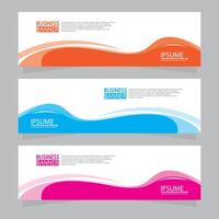 Banner templates design.modern banner. vector