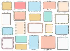 Hand Drawn Frames vector
