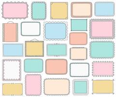 Hand Drawn Frames vector