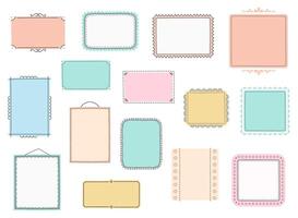 Hand Drawn Frames vector