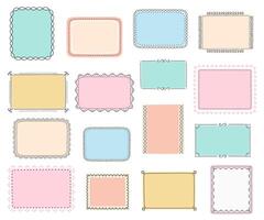 Hand Drawn Frames vector