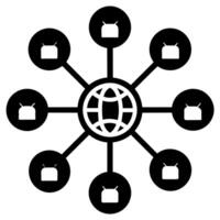 a set of Connections icon, Connections icon set, various style set pack vector