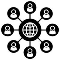 a set of Connections icon, Connections icon set, various style set pack vector