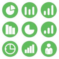 Analysis icon set art illustration, a set of analysis icon pack vector