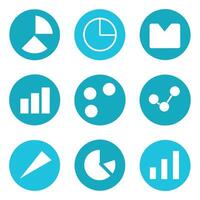 Analysis icon set art illustration, a set of analysis icon pack vector
