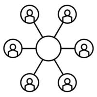 a set of Connections icon, Connections icon set, various style set pack vector