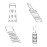 grater icon simple vector