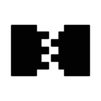 simple connection icon vector