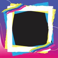Abstract Modern Photo Theme Frame Background vector