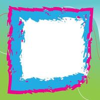 Modern Photo Frame Background vector