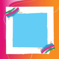 Abstract Modern Frame Background vector