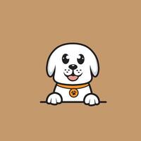 cute cartoon dog vector