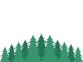 Christmas Frame Pine Tree Background vector
