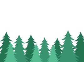 Christmas Frame Spruce Tree Background vector