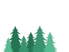Christmas Frame Fir Tree Background vector