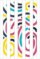 Colorful Potrait Line background for your business template vector