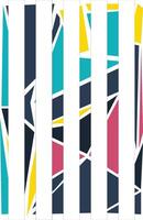 Colorful Potrait Line background for your business template vector