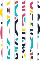 Colorful Potrait Line background for your business template vector