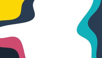 Geometric wave colorful background for your Business Template Resource vector