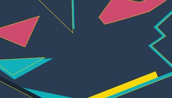 Geometric wave colorful background for your Business Template Resource vector