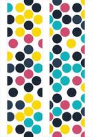 Colorful Potrait Line background for your business template vector