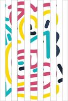 Colorful Potrait Line background for your business template vector