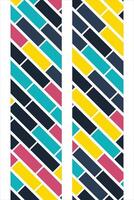 Colorful Potrait Line background for your business template vector