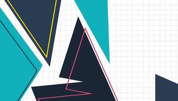Geometric wave colorful background for your Business Template Resource vector