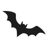 A Halloween bat silhouette vector