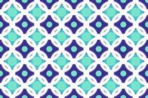 Intertwined Elegance A seamless pattern of teal, purple, and white geometric shapes creates a visually captivating design. vector