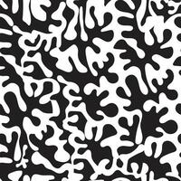 Black and white geometric pattern repeating abstract background vector