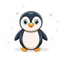 Penguins Flightless Birds Thriving in Cold Environments vector