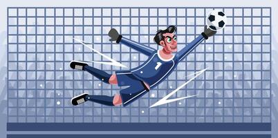Goalkeeper Graphics Illustration vector