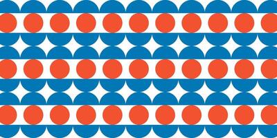 Colorful Circle Seamless Pattern Abstract Background vector