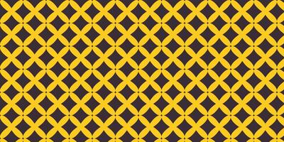 Geometric seamless Pattern flower grid vector