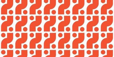 Abstrcat Geometric Pattern with bold Shapes vector