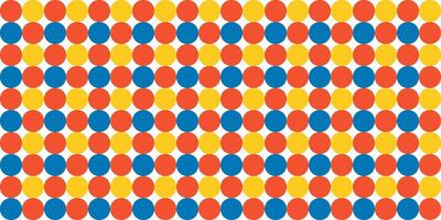 Colorful Circle Seamless Pattern Abstract Background vector