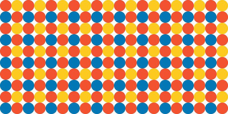 Colorful Circle Seamless Pattern Abstract Background