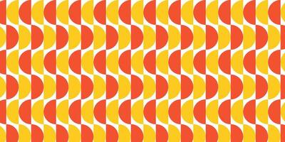Abstrcat Geometric Pattern half circle shapes vector