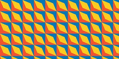 Abstrcat Geometric Pattern rhombus shapes vector