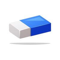 Eraser isolated on white background. vector