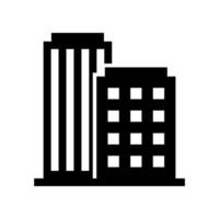 Building icon isolated on white background. vector