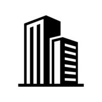 Building icon isolated on white background. vector