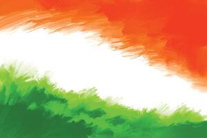 Indian flag theme Independence day 15th august tricolor background vector