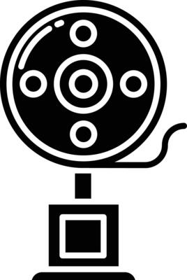 Award solid glyph illustration