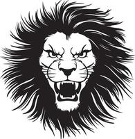 head of lion art vector