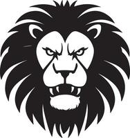 head of lion art vector