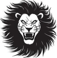 head of lion art vector
