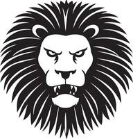 head of lion art vector