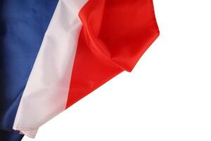 Flag of France and place for text cope space photo